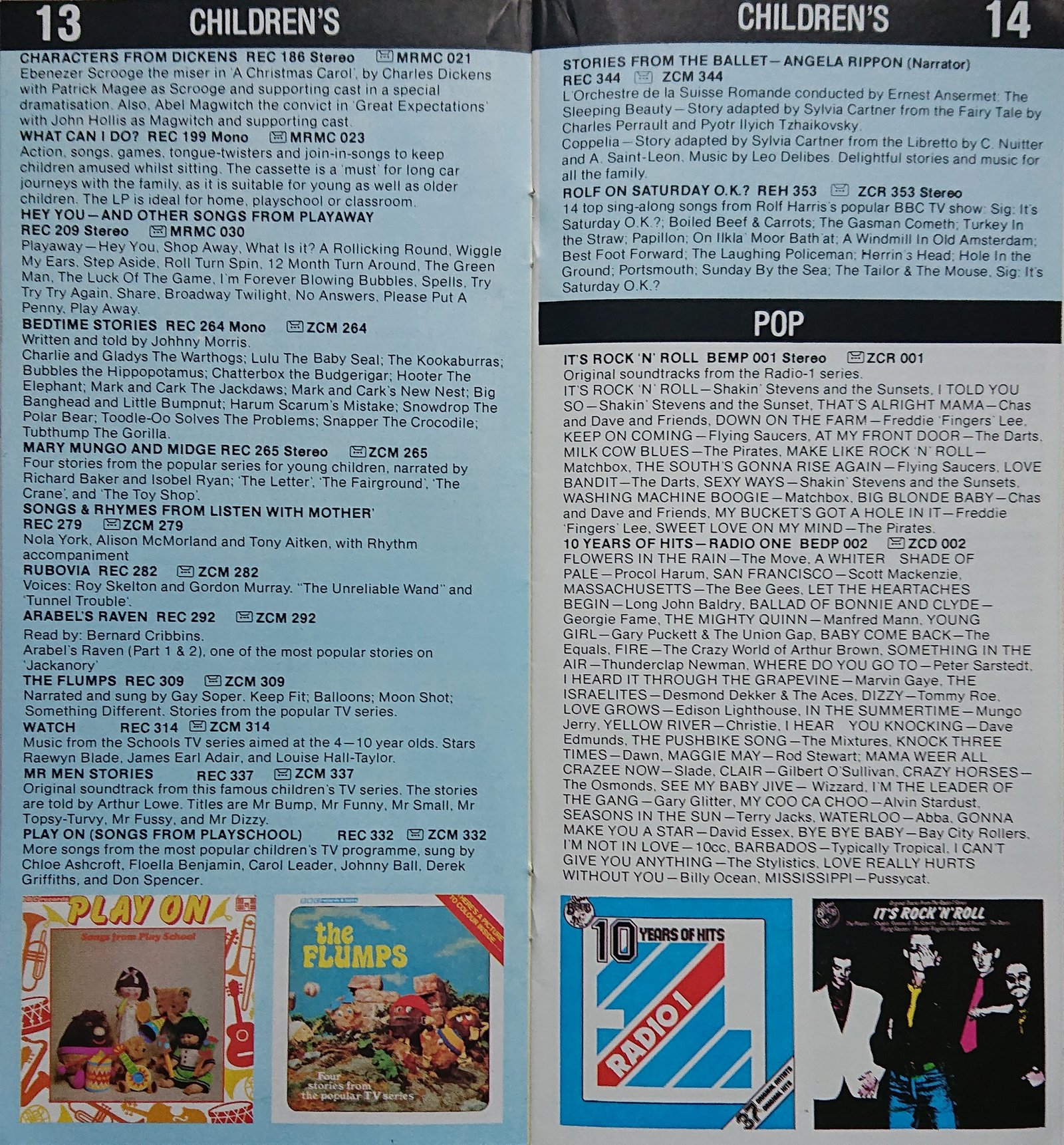 Other pages of catalogue BBC Records catalogue 1979 early